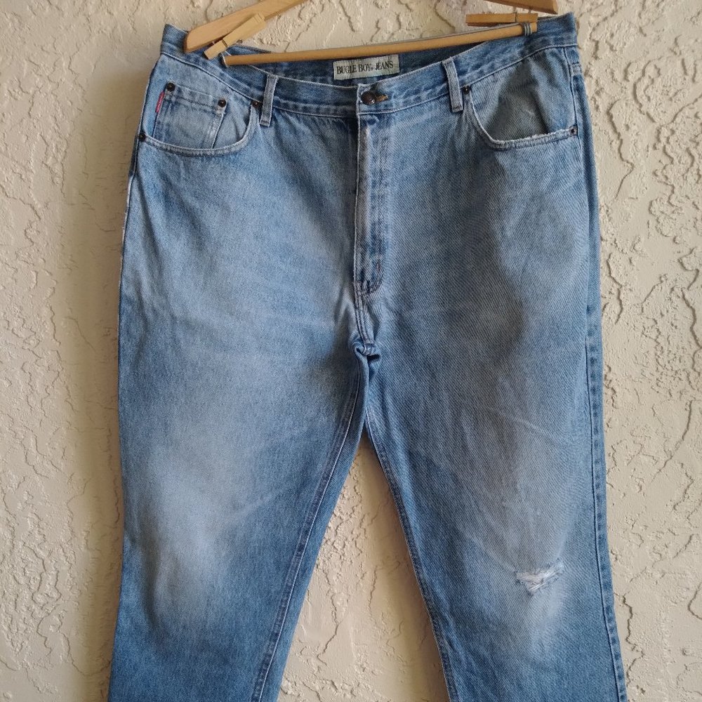 Bugle Boy jeans.